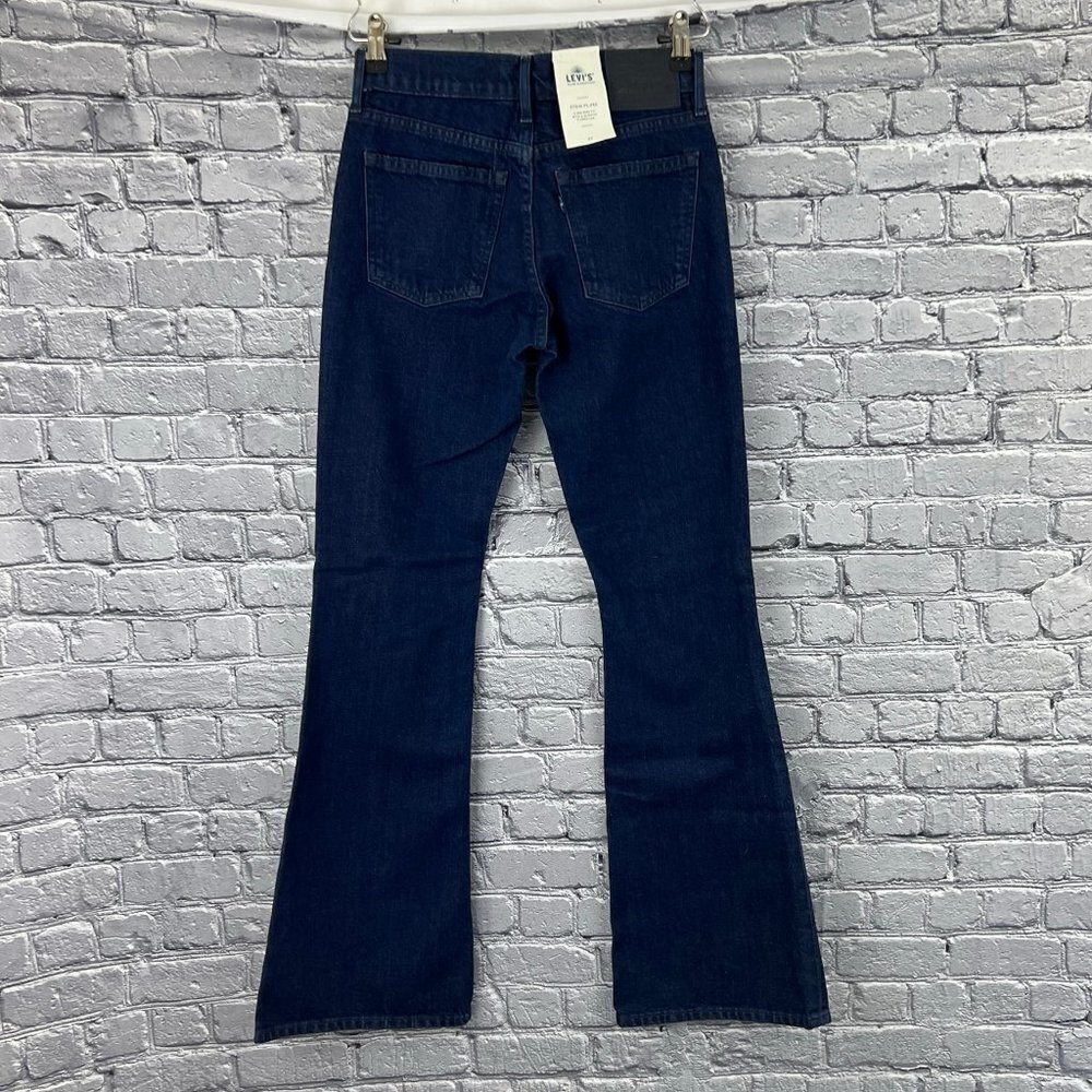 Levi's Stem Flare Jeans Embroidered  Nwt Size 25 - Picture 10 of 10